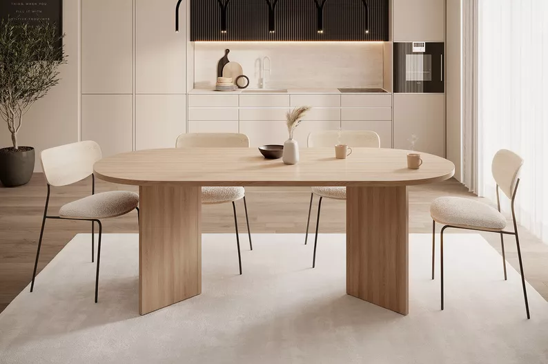 Table Ovo 204 cm Chêne Lindberg
