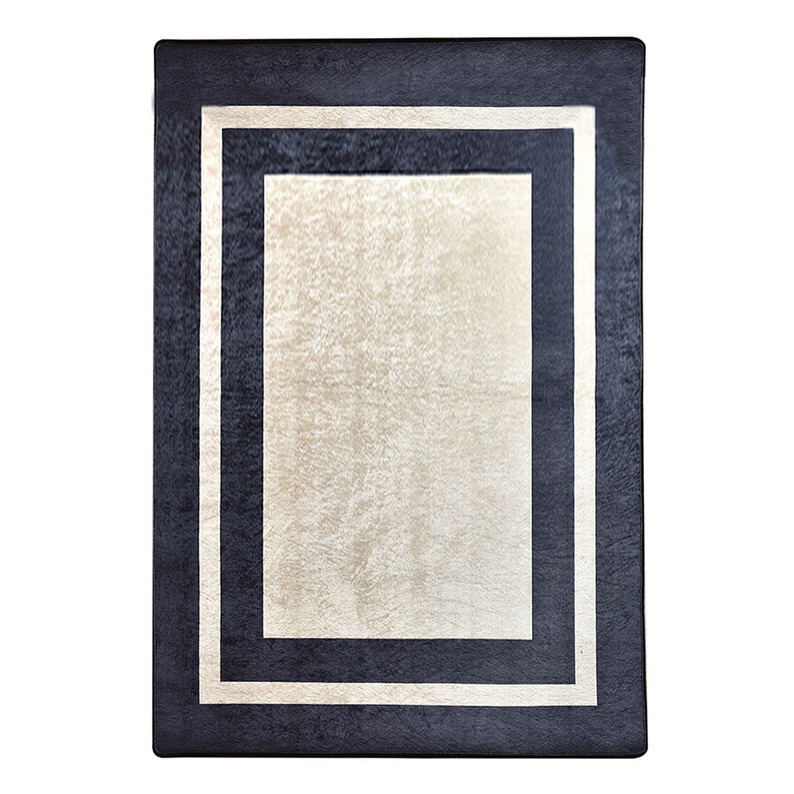 Tapis moderne Phusne, 120x180 cm, noir