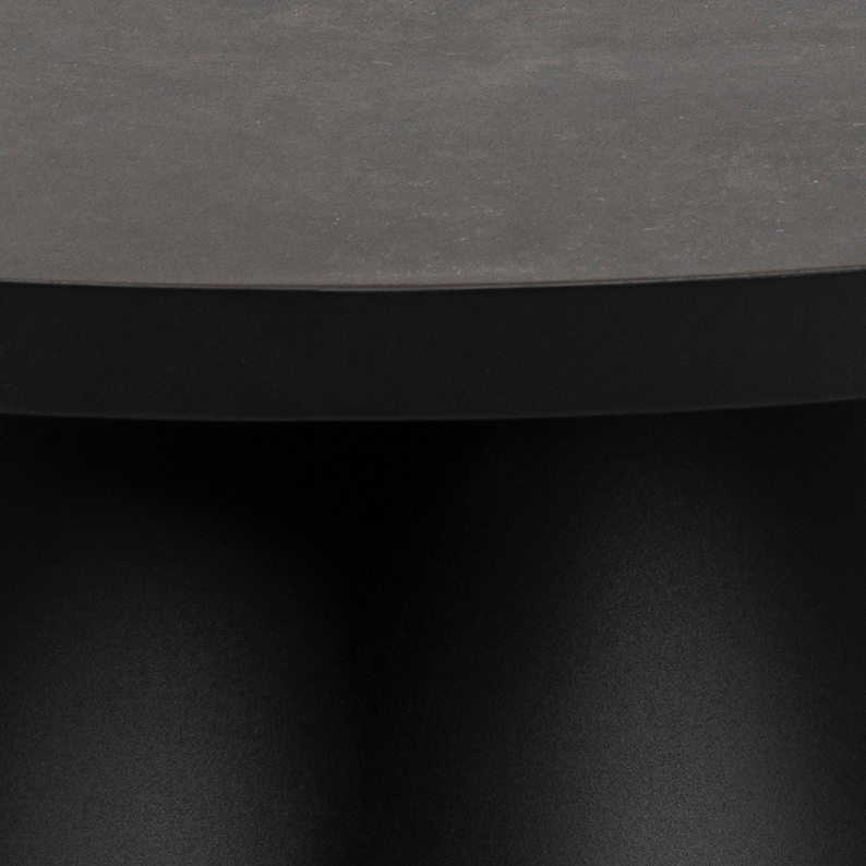 MERQUE Table basse en céramique rétro diamètre 86 cm
