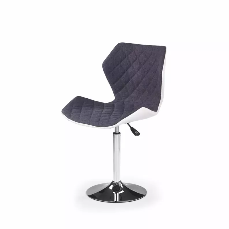 FORINT 2 Chaise de bureau enfant blanc / gris argenté