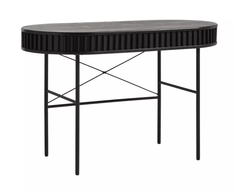 Bureau Ovitties 120x60 cm avec lamelles noires