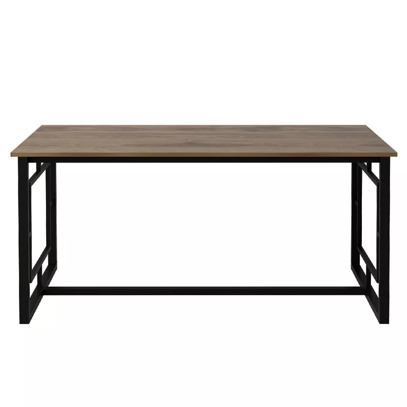 Table à manger Lushapint 160x76 cm en noyer