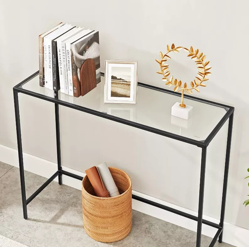 Console Quistle 100x35 cm noir