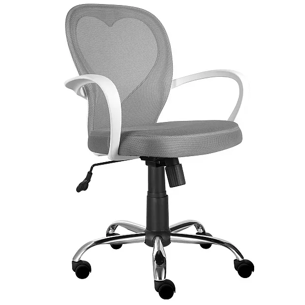 Chaise de bureau grise Mia