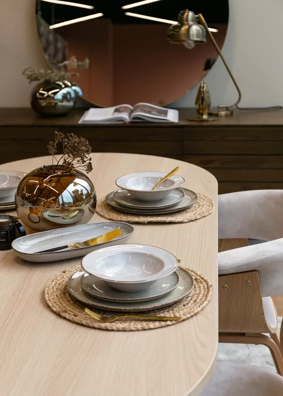Table Ovo 204 cm Chêne Lindberg