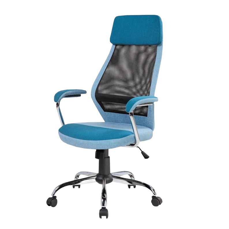Chaise de bureau bleu Asmara