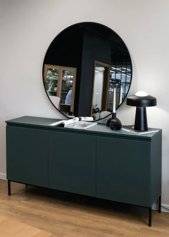 Commode 3 portes Bemmi 150 cm Vert foncé