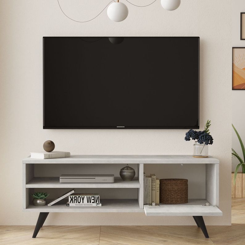 Meuble TV Cedone 40x110 cm gris