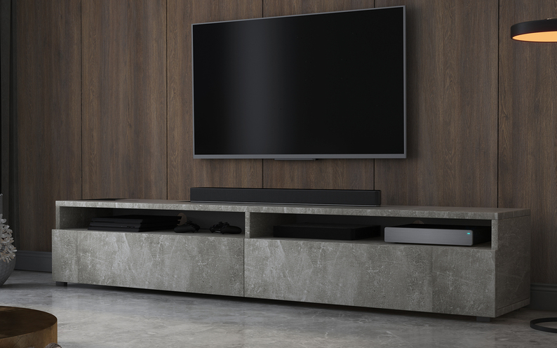 REDNAW Meuble TV moderne 180 cm