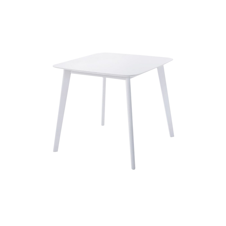 NASTURTIUM Table carrée 80x80 cm blanche