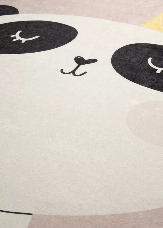 DINKLEY Tapis pour chambre d'enfant Panda 140x190 cm