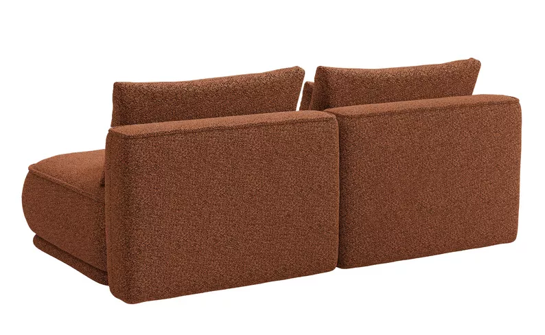 Kanapa rozkładana trzyosobowa Leanno z pojemnikiem miedziana boucle