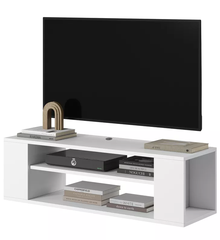 WALL Meuble TV 100 cm blanc