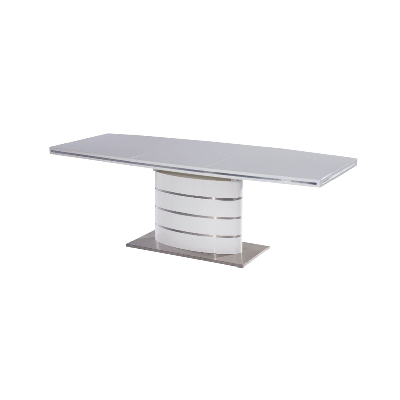 Table à rallonge Vaster 180-240x100 cm blanc
