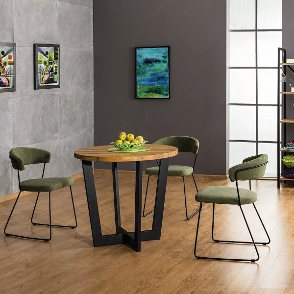 Table ronde Sherlk d'un diamètre de 90 cm