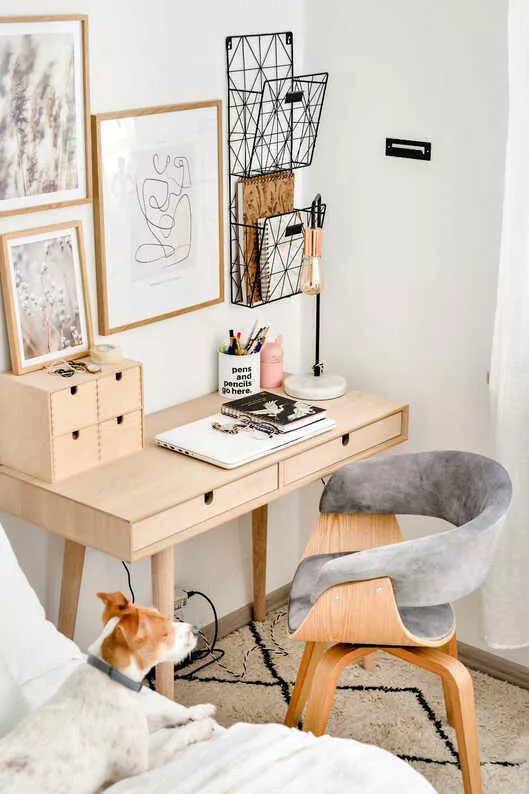 KASTAV Bureau avec deux tiroirs