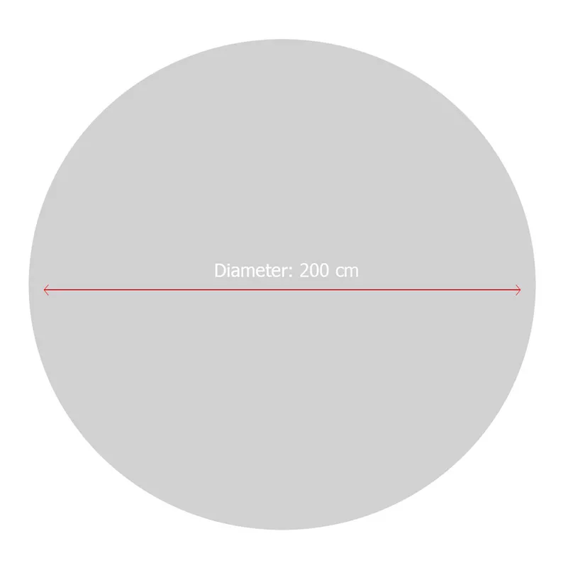 DINKLEY Tapis pour chambre d'enfant en forme de panda coloré 200 cm