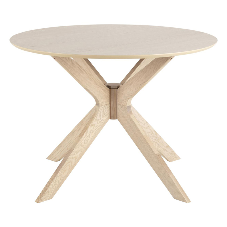 LIPIK Table à manger ronde Ø 105 cm