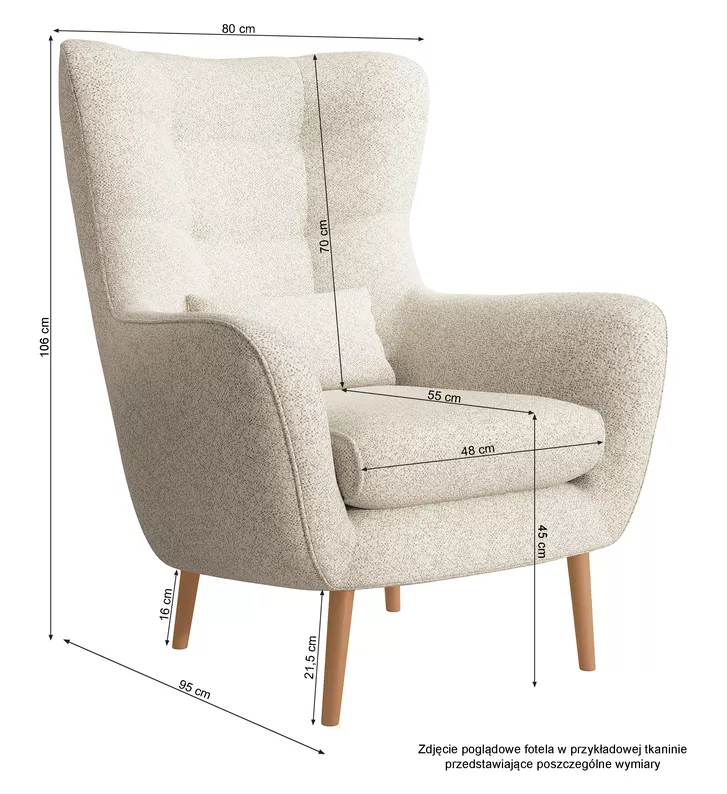 Une chaise de loisirs à la menthe avec un repose-pieds Vence