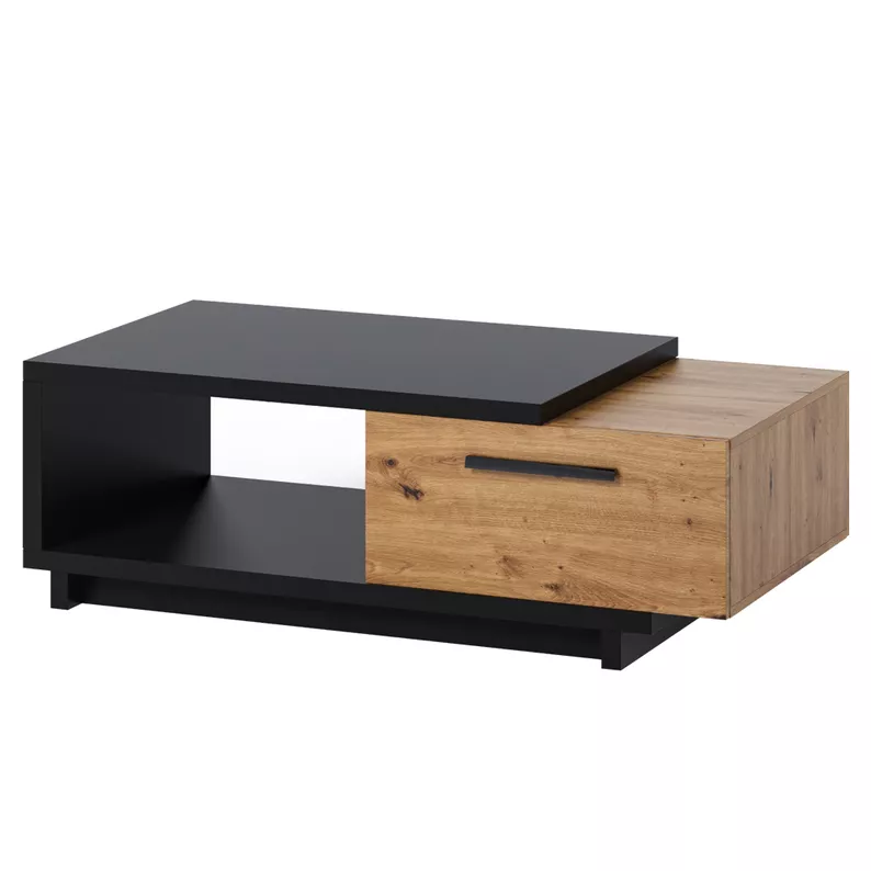COLLARD Table basse avec 2 tiroirs 120x60 cm