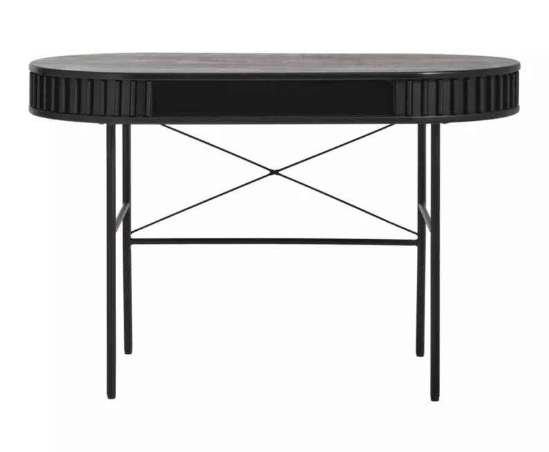 Bureau Ovitties 120x60 cm avec lamelles noires