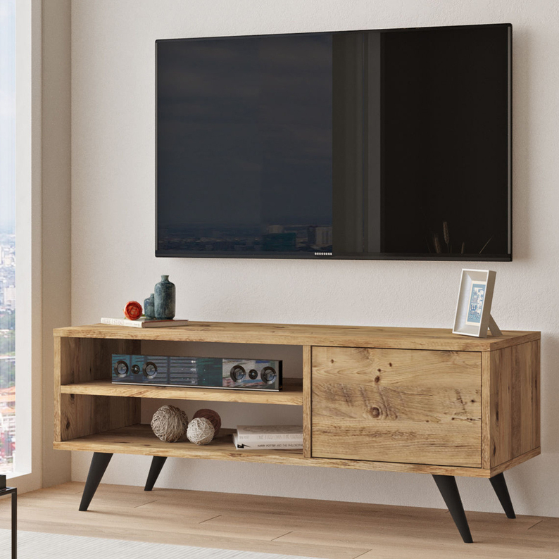Meuble TV Cedone 40x110 cm, pin atlantique