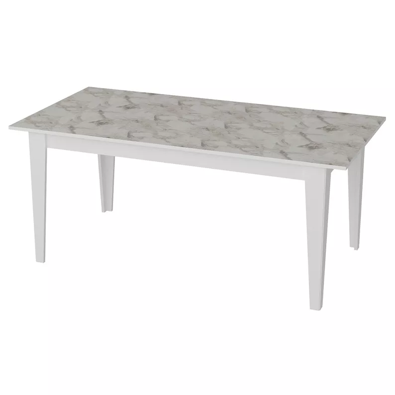 Table à manger Triestler 180 x 76,8 cm blanc