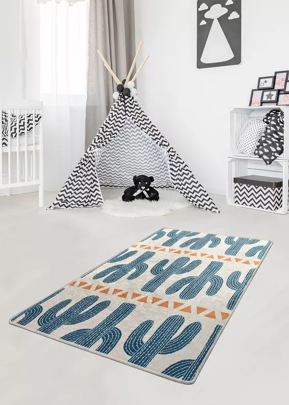 DINKLEY KAKTUSY Tapis pour chambre d'enfant 100x160 cm