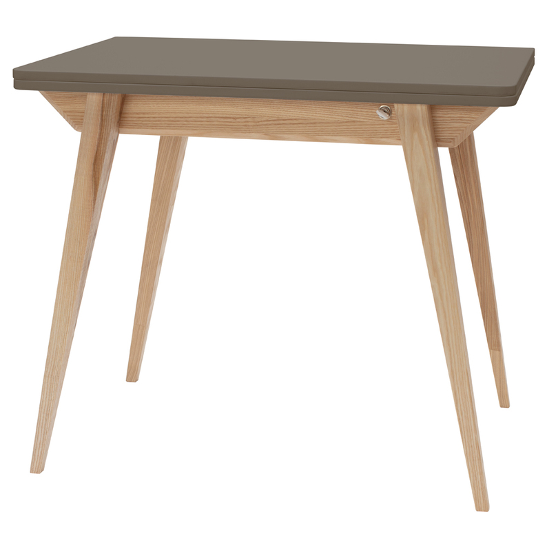 Table à rallonge Enveloppe 65-130x90 cm marron