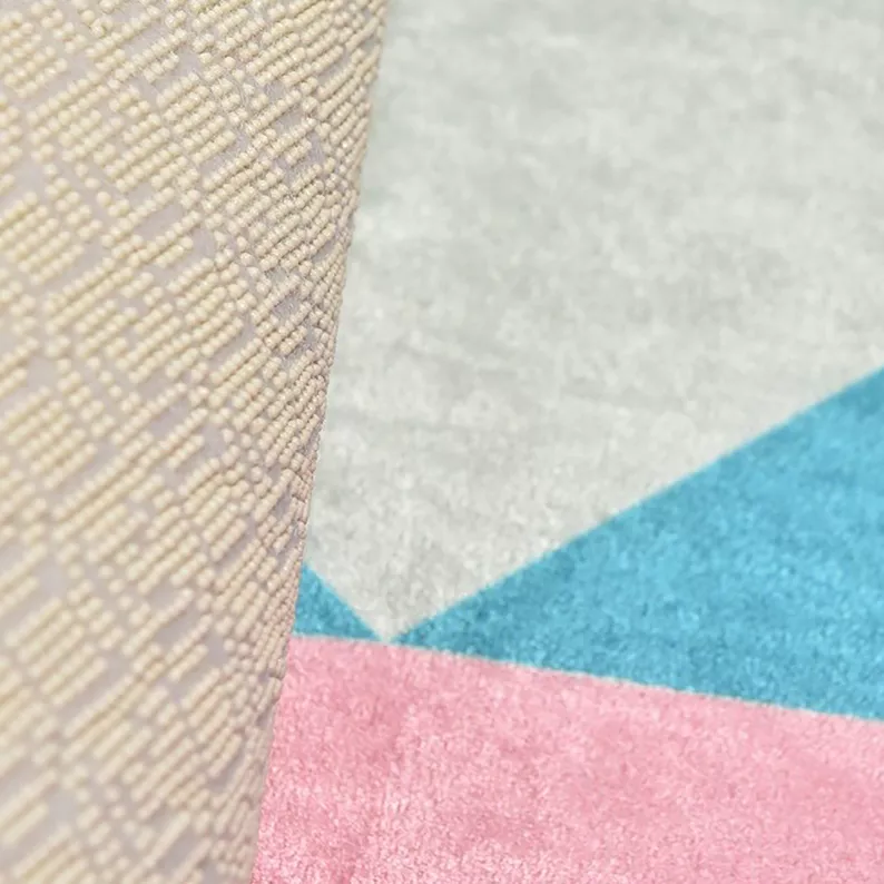 DINKLEY Tapis pour chambre d'enfant en forme de panda coloré 200 cm