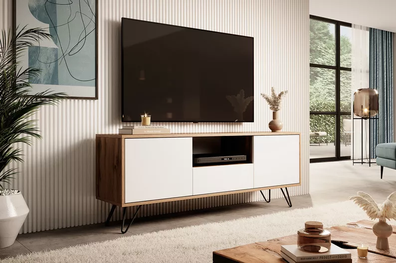 PLOYSTEA Meuble TV 137 cm