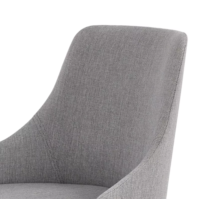 BERLAS Chaise gris / chêne sonoma