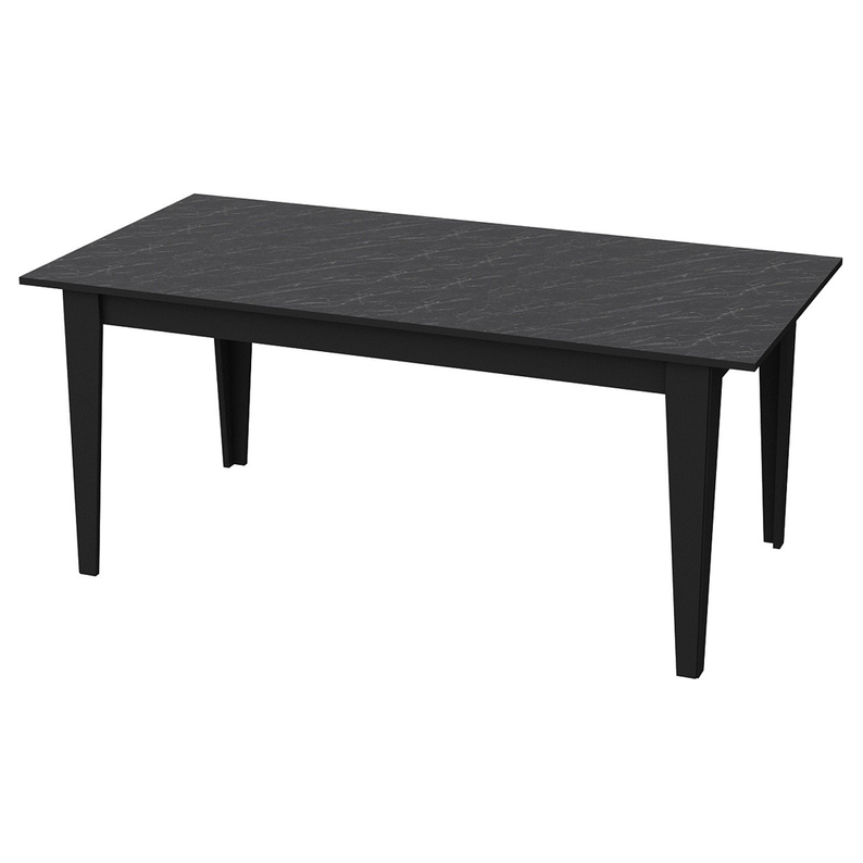 Table à manger Triestler 180 x 76,8 cm noir