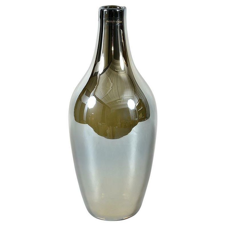 Vase en verre Primten, fumé, hauteur 45 cm