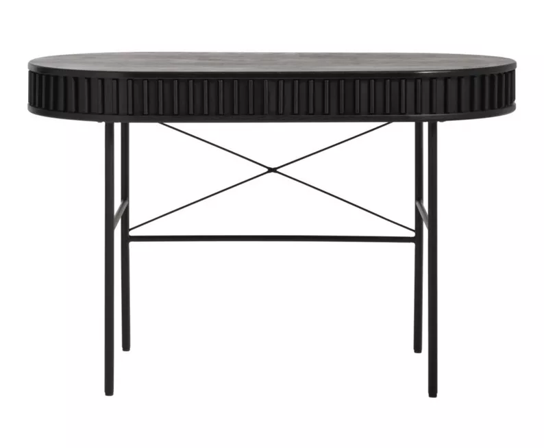 Bureau Ovitties 120x60 cm avec lamelles noires