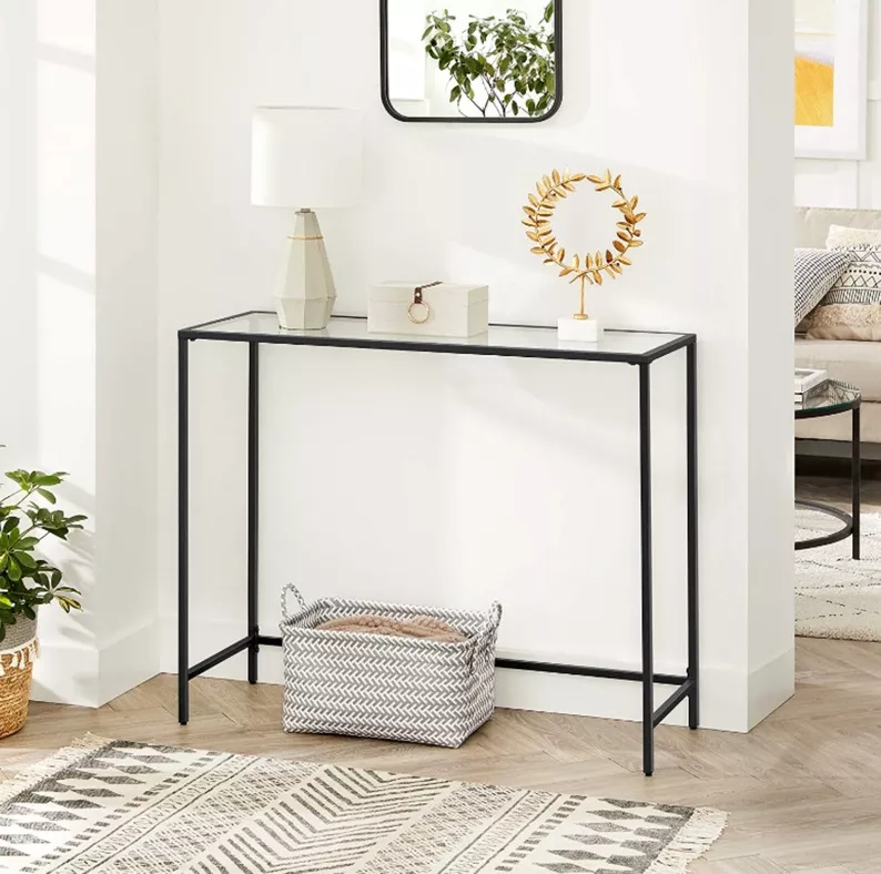 Console Quistle 100x35 cm noir