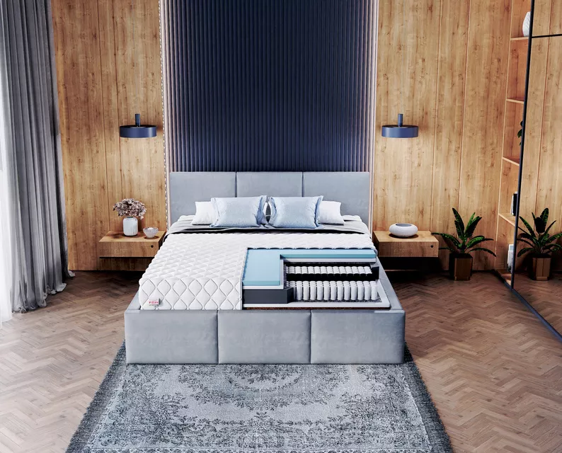 LERAND Matelas à ressorts ensachés