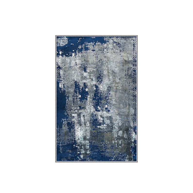 BANALITTLE Tapis moderne 80x120 cm bleu-gris