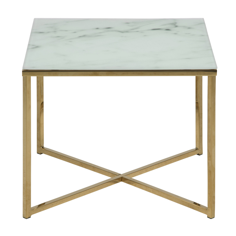 ALISMA Table basse carrée 50x50 cm