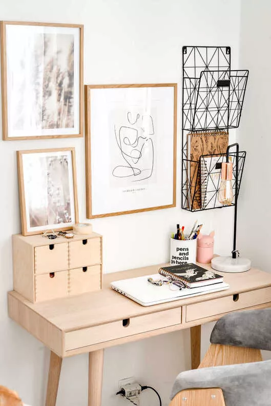 KASTAV Bureau avec deux tiroirs