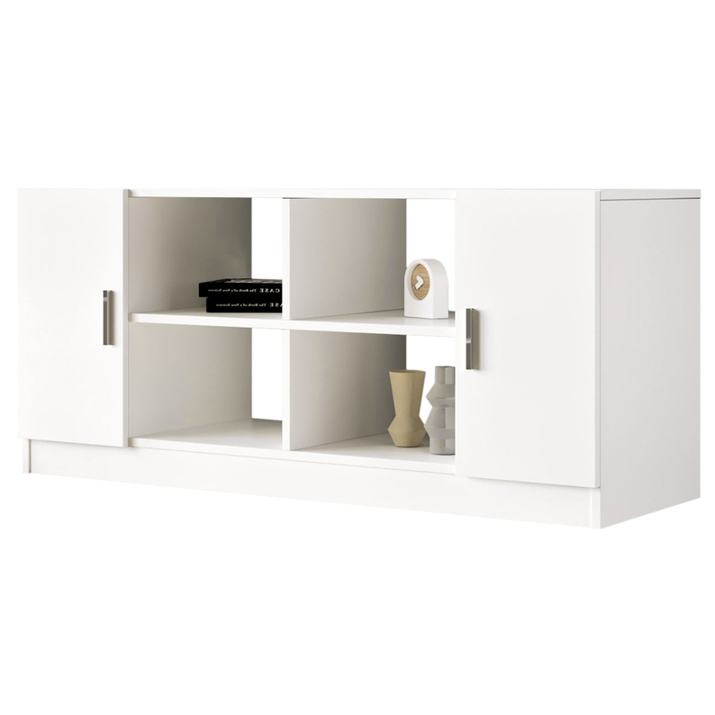 Commode Voira basse blanche