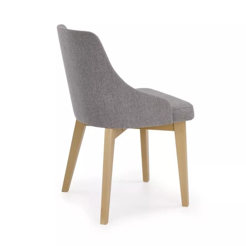 BERLAS Chaise gris / chêne sonoma
