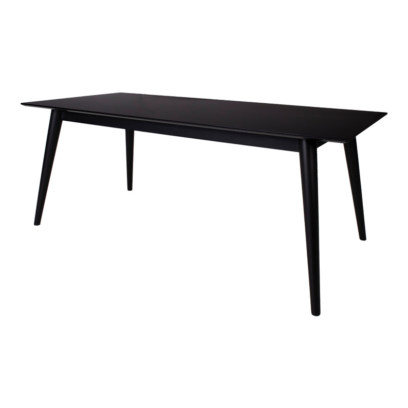 BIMNAL Table extensible 195-285x90 cm noir