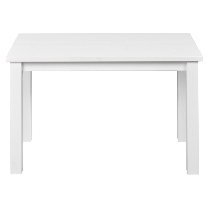 Table basse Silphium 38x75 cm blanc