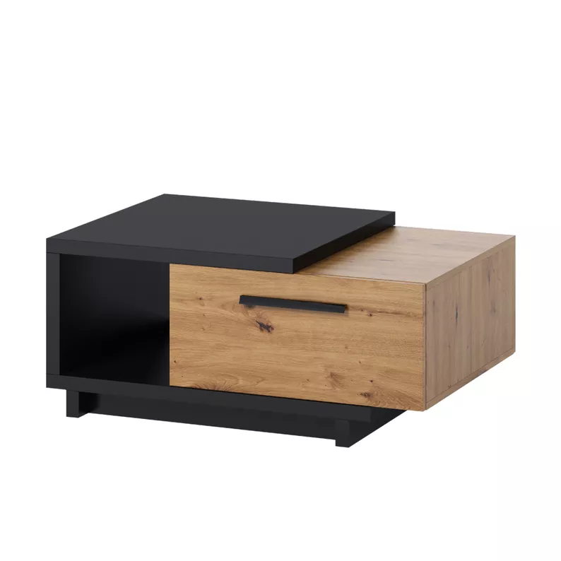 COLLARD Table basse avec 2 tiroirs 90x60 cm