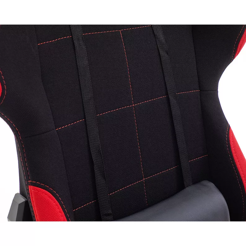 Chaise de jeu noire et rouge Jeremih