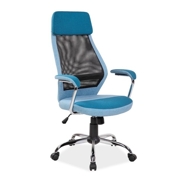 Chaise de bureau bleu Asmara