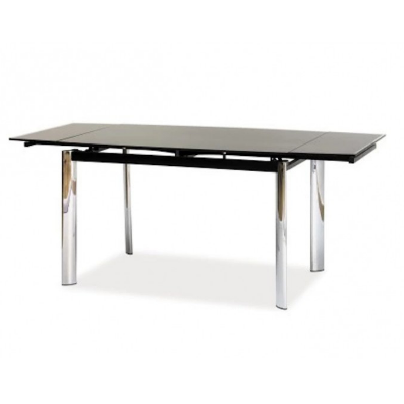 Table à rallonge Estrada 120-180x80 cm noir
