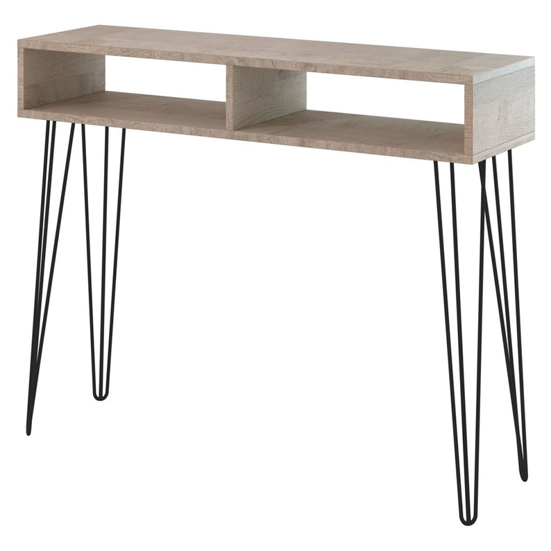 AVESS Console table chêne clair