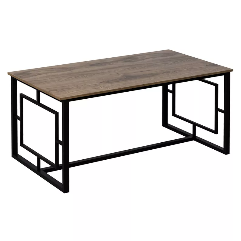 Table à manger Lushapint 160x76 cm en noyer